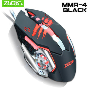 Open image in slideshow, Professional Gaming Mouse DPI Optical Wired Mouse LED Backlight Computer Mice For Laptop PC Game
